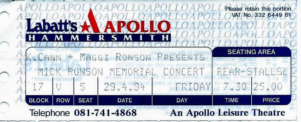 Apollo Ticket 1994