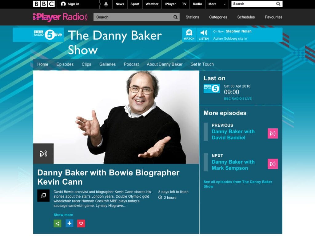 Danny Baker Show