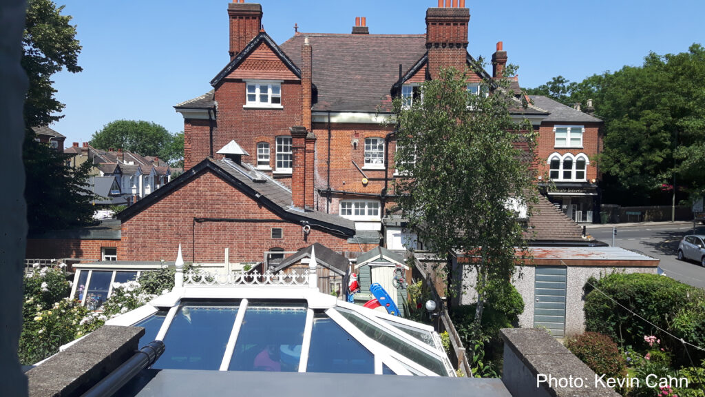 The view from David's window. Photo: Kevin Cann